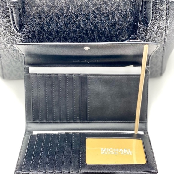 Michael Kors Charlotte Tote and Wallet Set - Picture 13 of 13